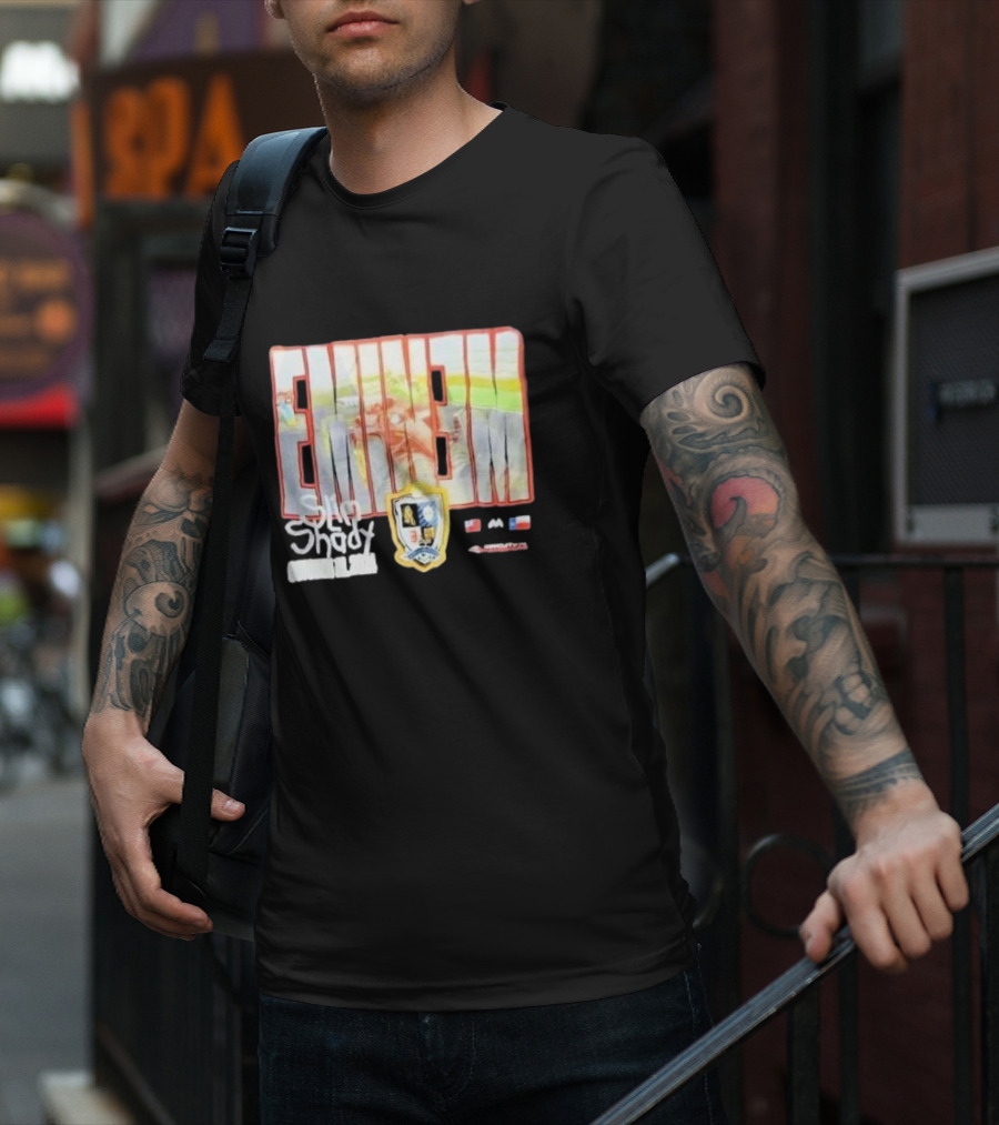 EMINEM Slim Shady Circuit Of The Americas F1 Racing Shield T-Shirt