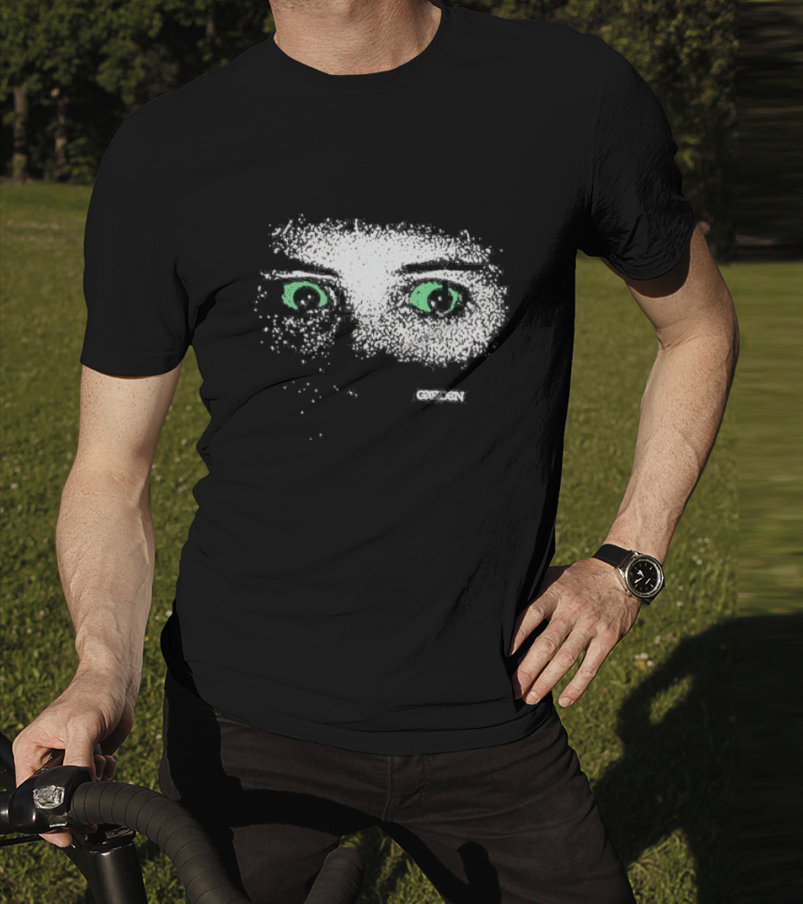 Garden Green Eyes In Shadows No Feet T-Shirt