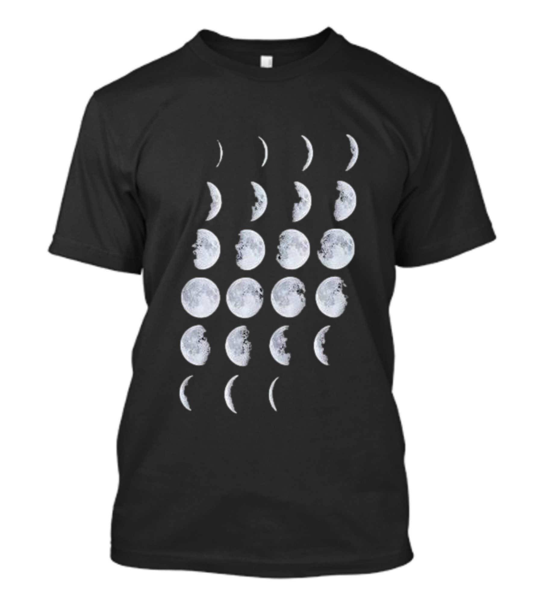 Organic Cotton Moon Phases Lunar Cycle T-Shirt