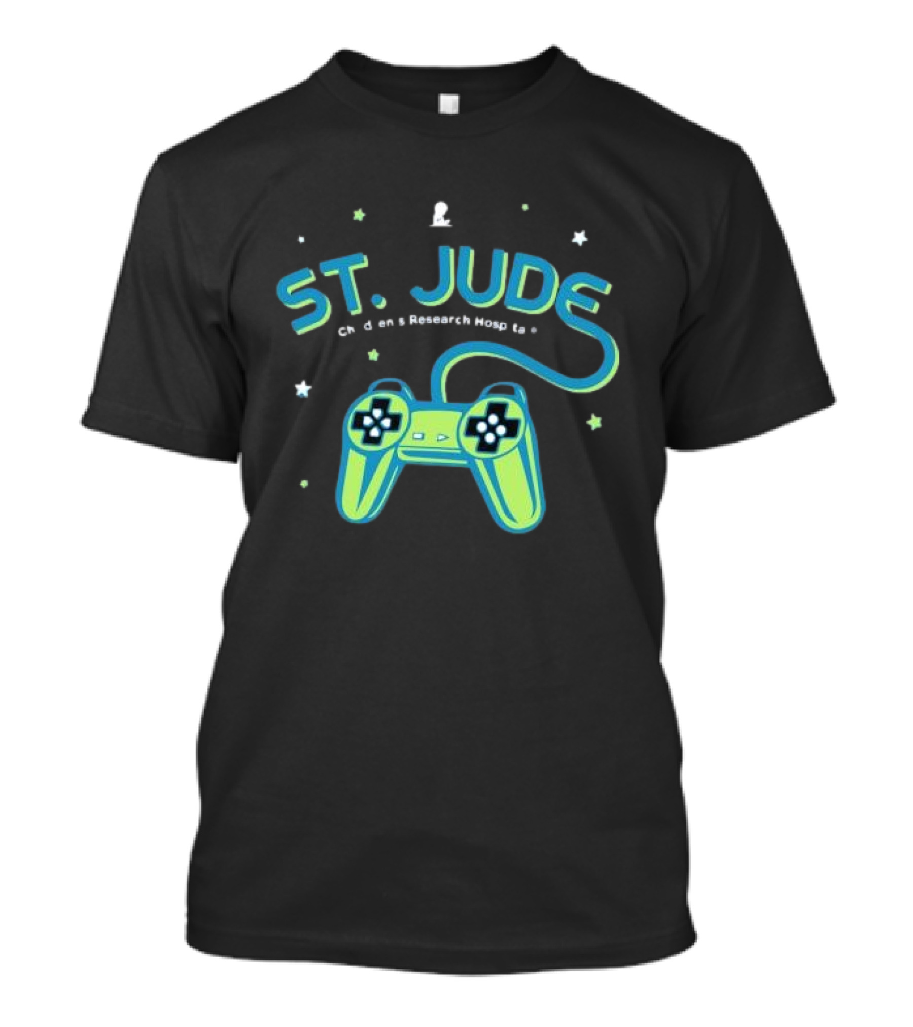 ST. JUDE Children's Research Hospital Gaming Controller Stars T-Shirt