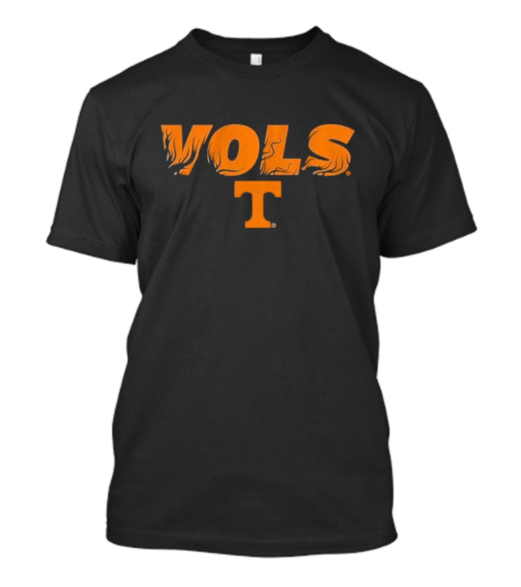 Vols Tennessee Volunteers Football Dark Mode T-Shirt