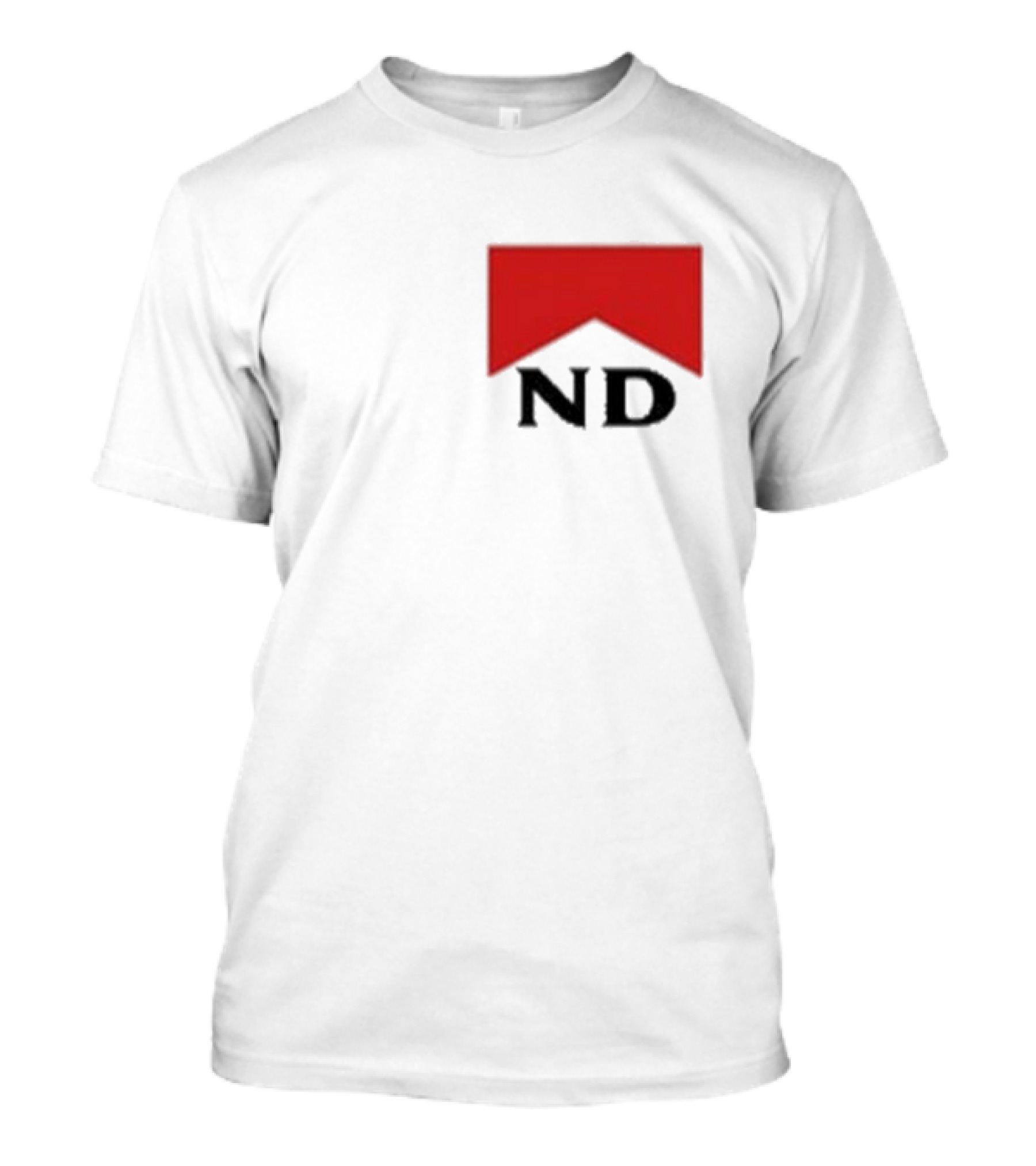 Nicotine Dolls ND Red Marlboro Style Badge T-Shirt