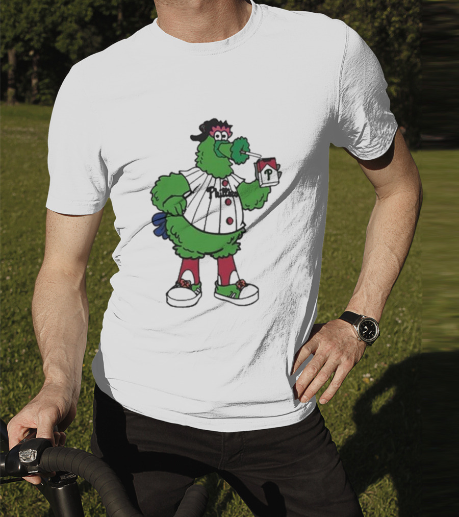Philadelphia Phillies Mascot Smoking Pirate T-Shirt