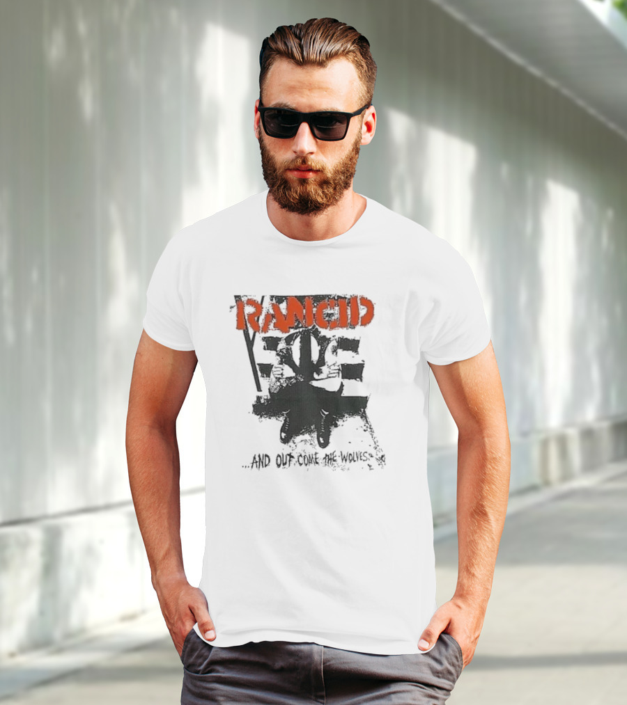 Rancid And Out Come The Wolves Punk Album Cover T-Shirt
