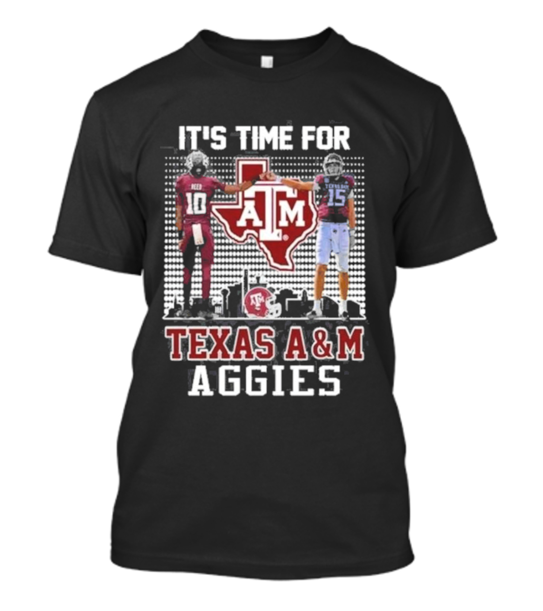 Texas A&M Aggies It's Time For Marcel Reed Conner Weigman T-Shirt