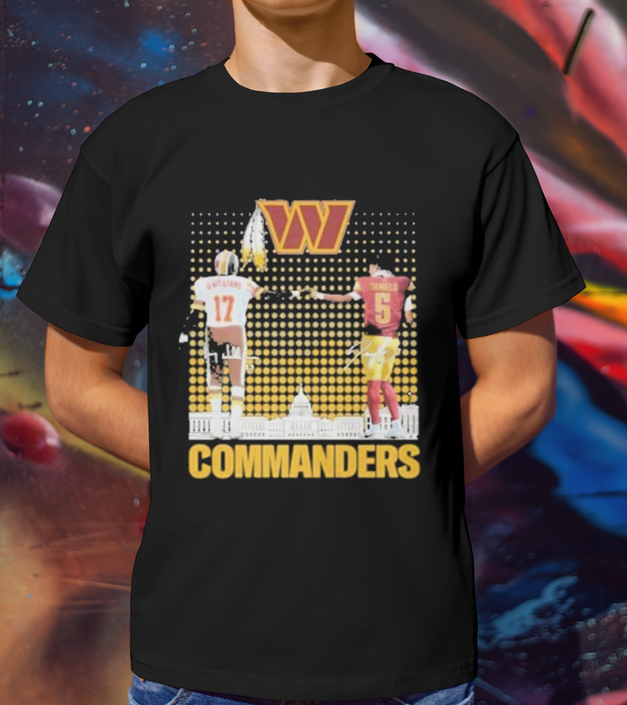 Williams Daniels Commanders Washington Football Legacy T-Shirt