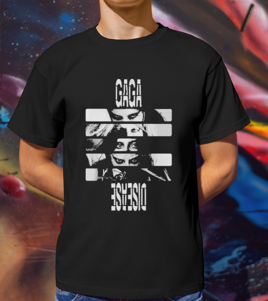 Gaga Disease Monochrome Eyes T-Shirt