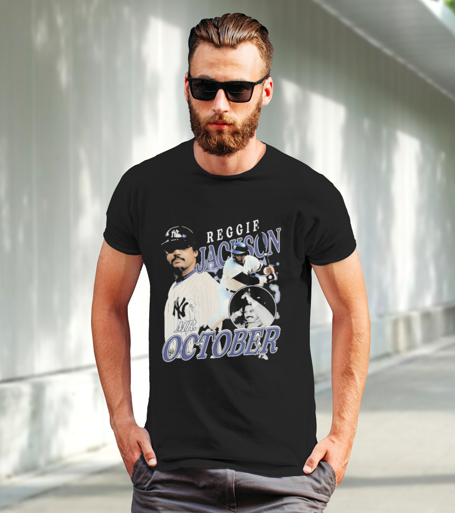 Reggie Jackson Mr October Yankees Legend T-Shirt