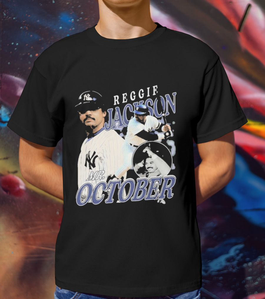 Reggie Jackson Mr October Yankees Legend T-Shirt