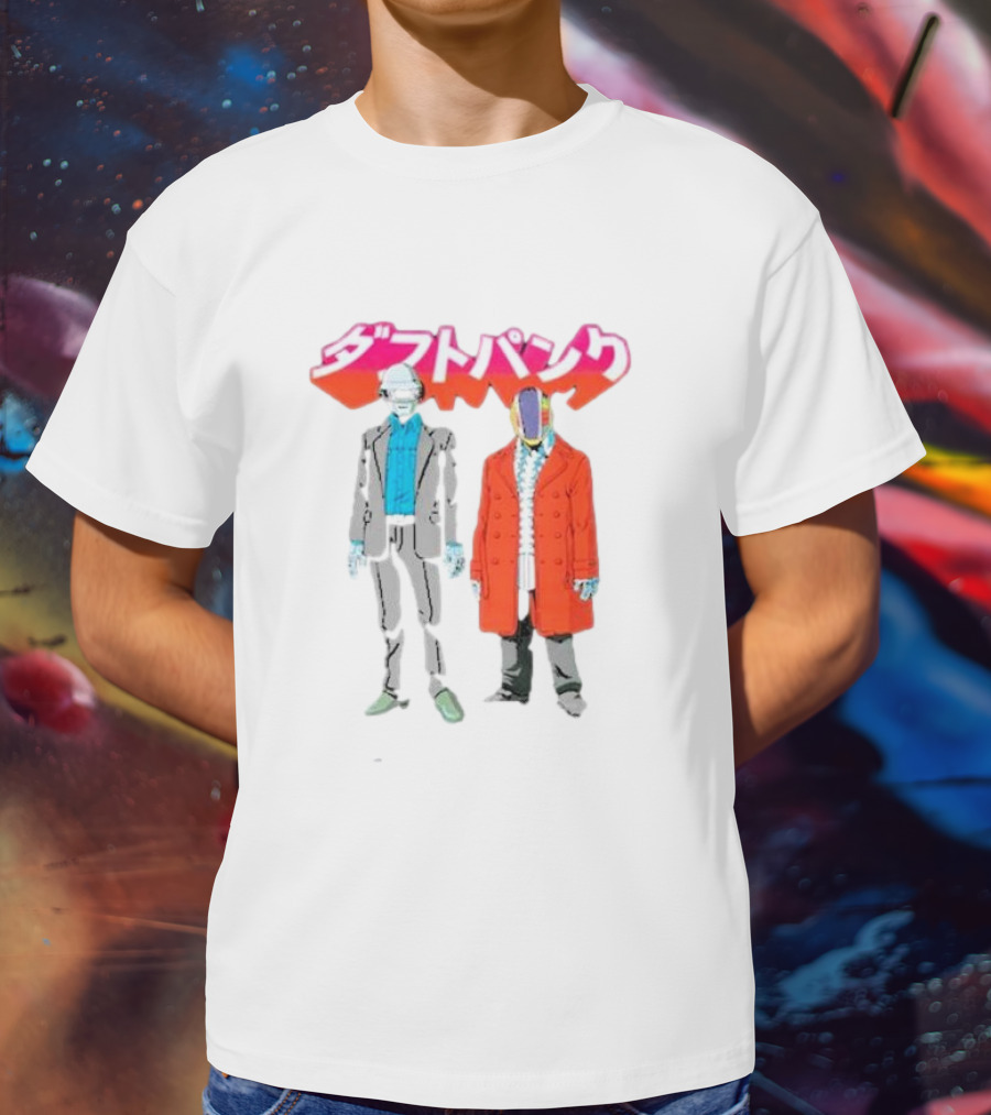 Daft Punk Anime Style Characters T-Shirt
