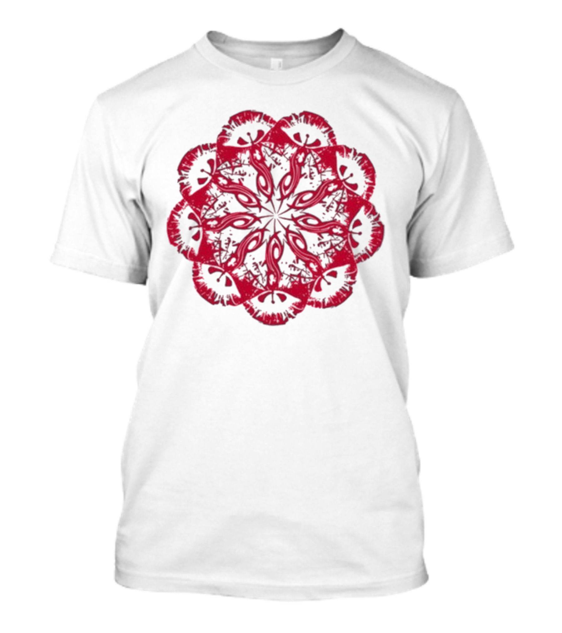 Slipknot Red Mandala Flower T-Shirt
