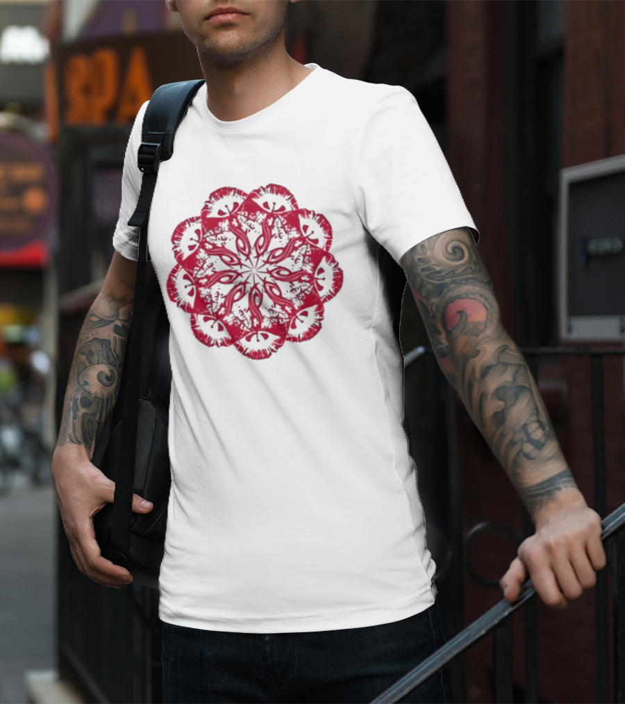 Slipknot Red Mandala Flower T-Shirt