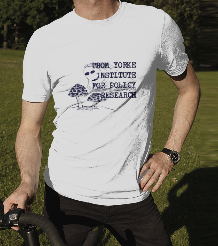 Thom Yorke Institute For Policy Research Mushroom Sketch T-Shirt