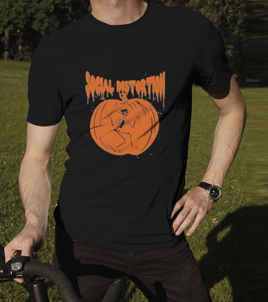Social Distortion Skeleton Pumpkin T-Shirt