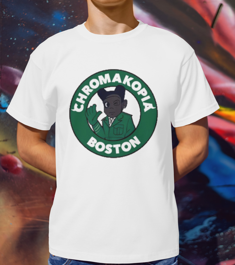 Chromakopia Boston Green Circle Character T-Shirt