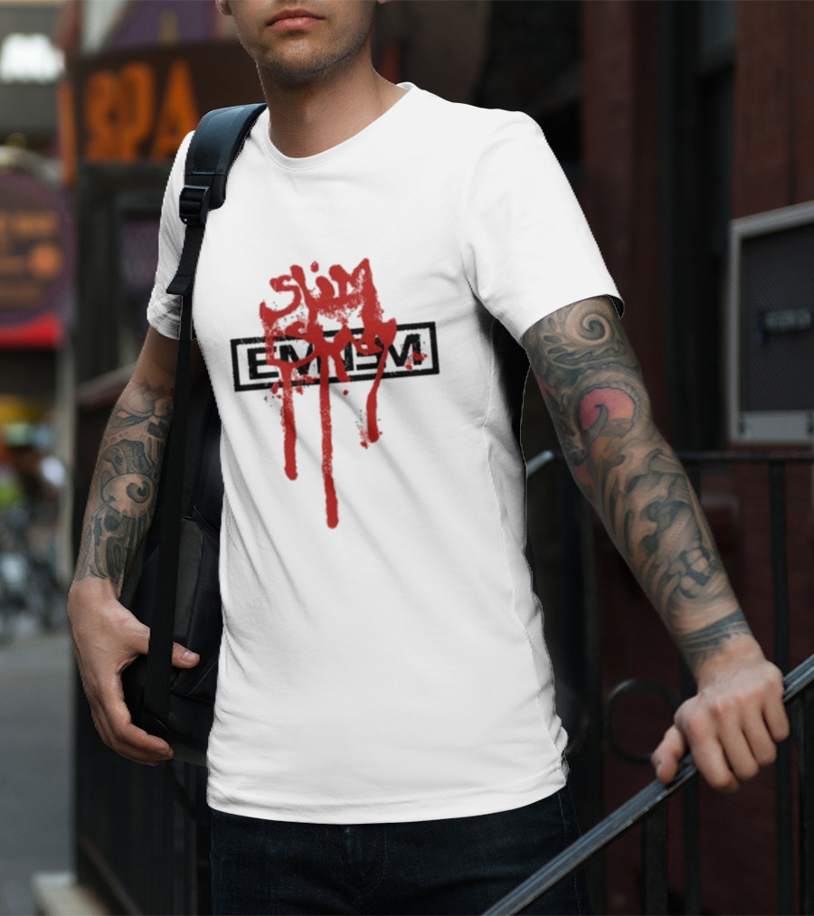 Eminem Slim Shady Blood Scrawl Speak Of The Devil Capsule Tdoss T-Shirt