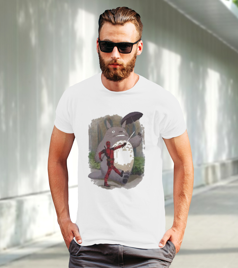 My Neighbor Totoro Deadpool Umbrella Adventure T-Shirt