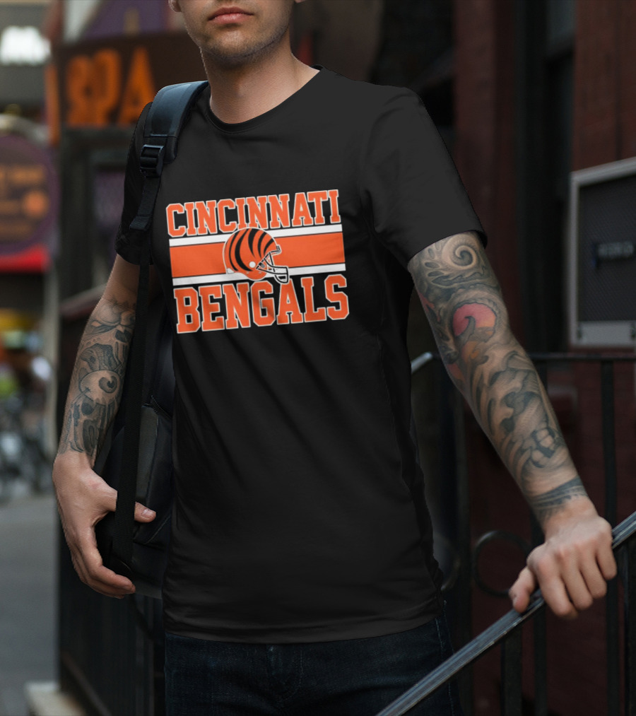 Cincinnati Bengals Football Helmet Jd Vance T-Shirt