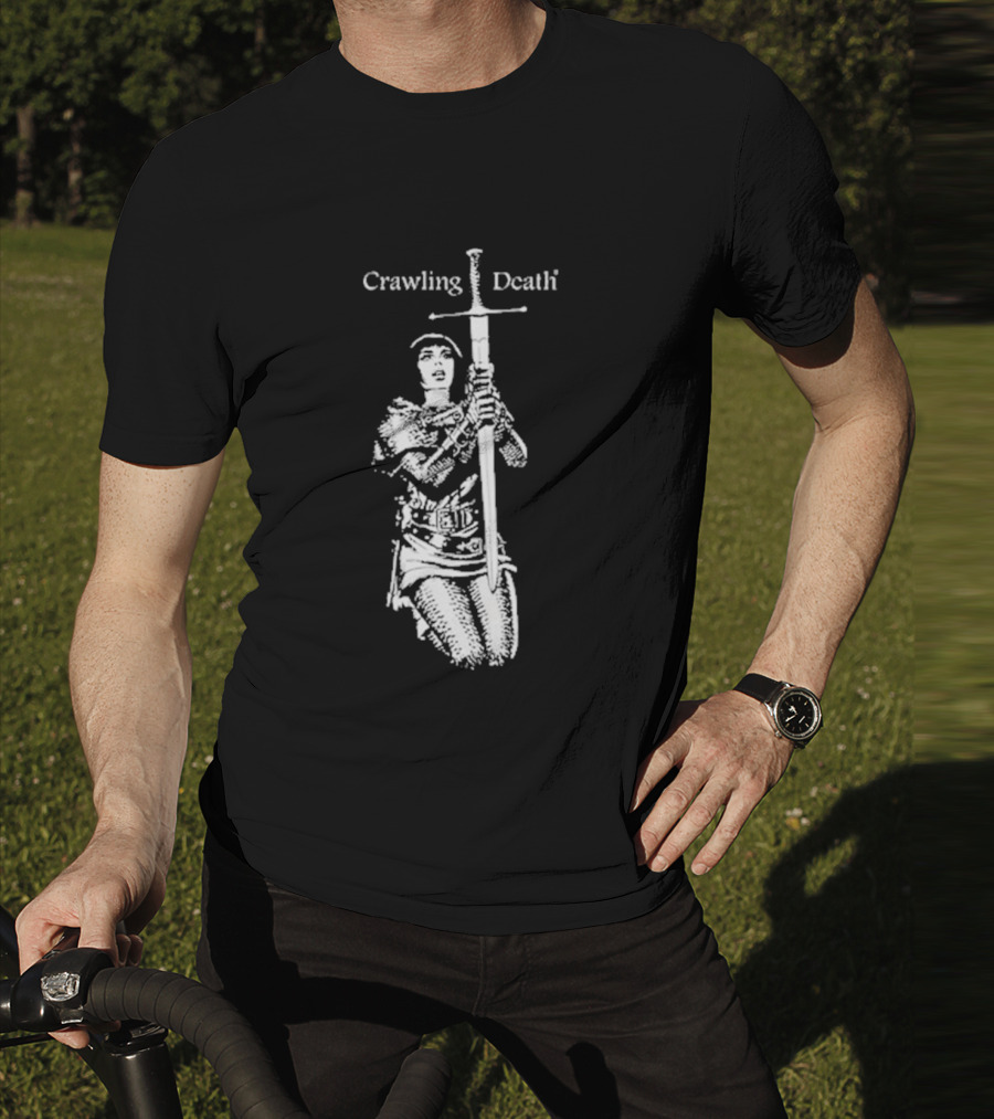 Crawling Death Medieval Warrior With Sword T-Shirt