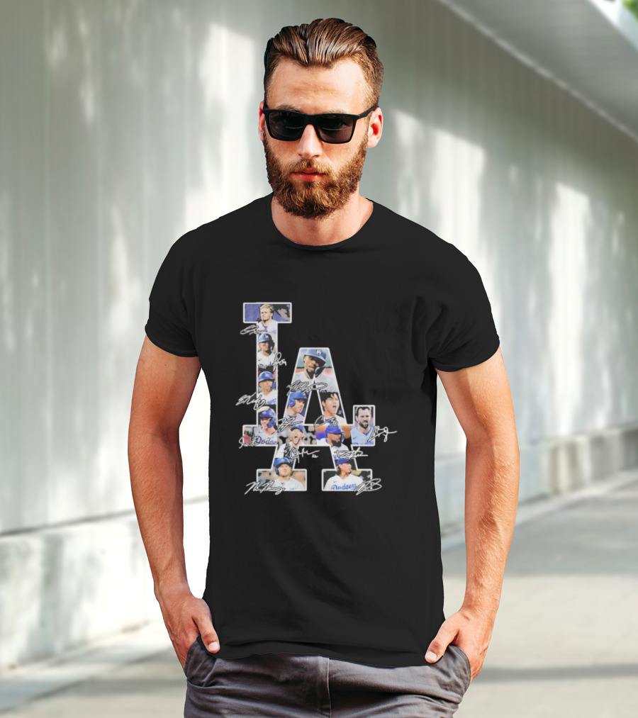 LA Dodgers Signature Collage T-Shirt