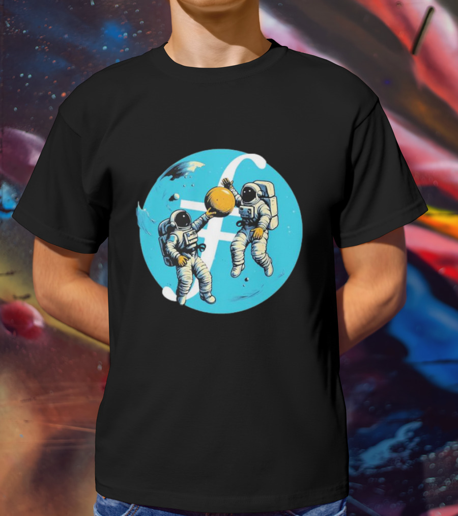 Filecoin ⨎ Astronauts In Space With Cryptocurrency T-Shirt