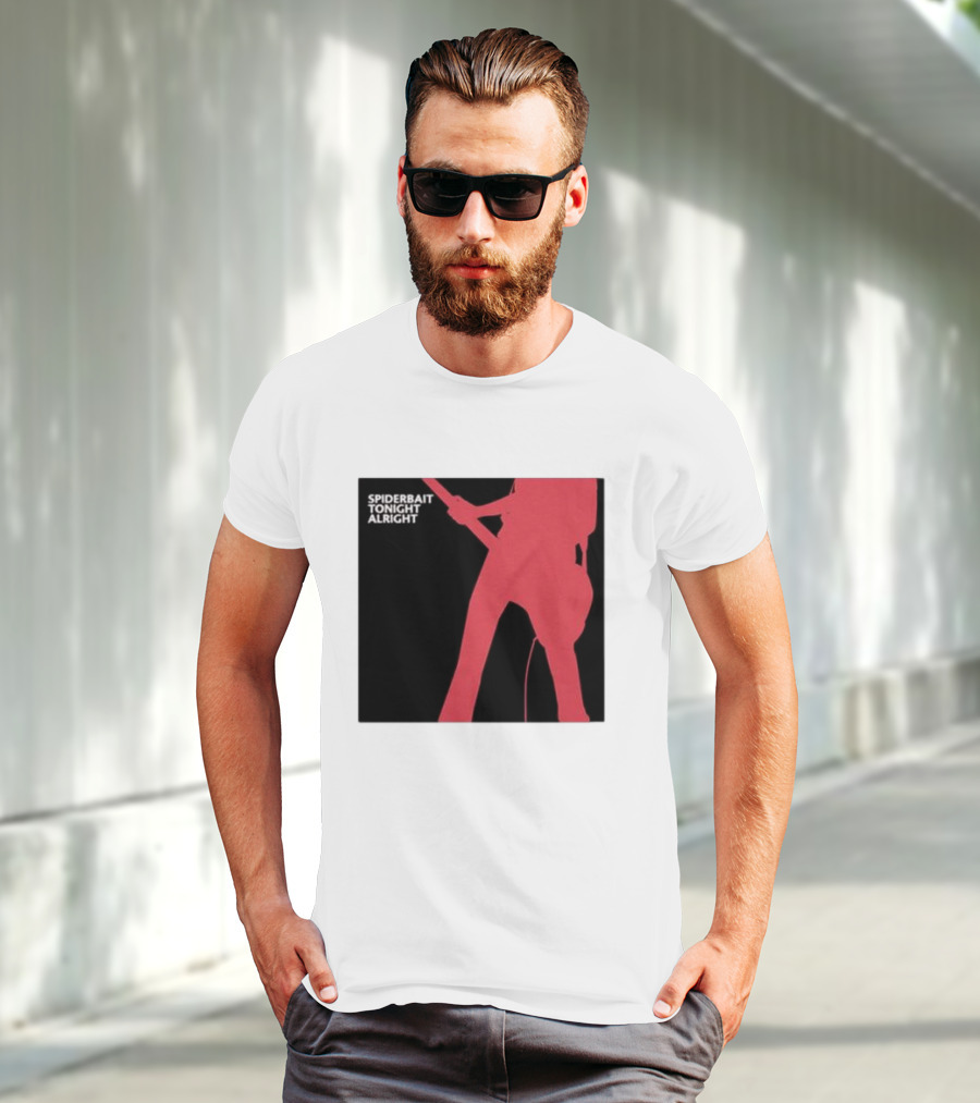 Spiderbait Tonight Alright Red Guitar T-Shirt