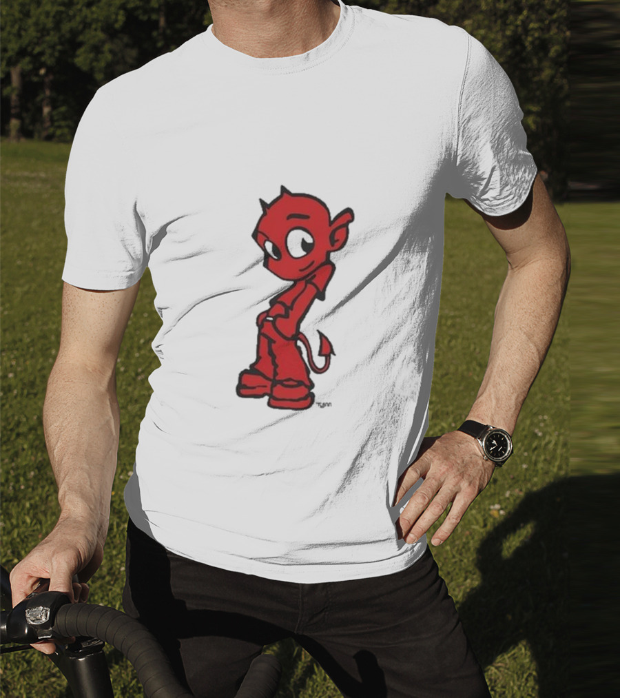 Toro Y Moi Tym Devil Red Cartoon Character T-Shirt