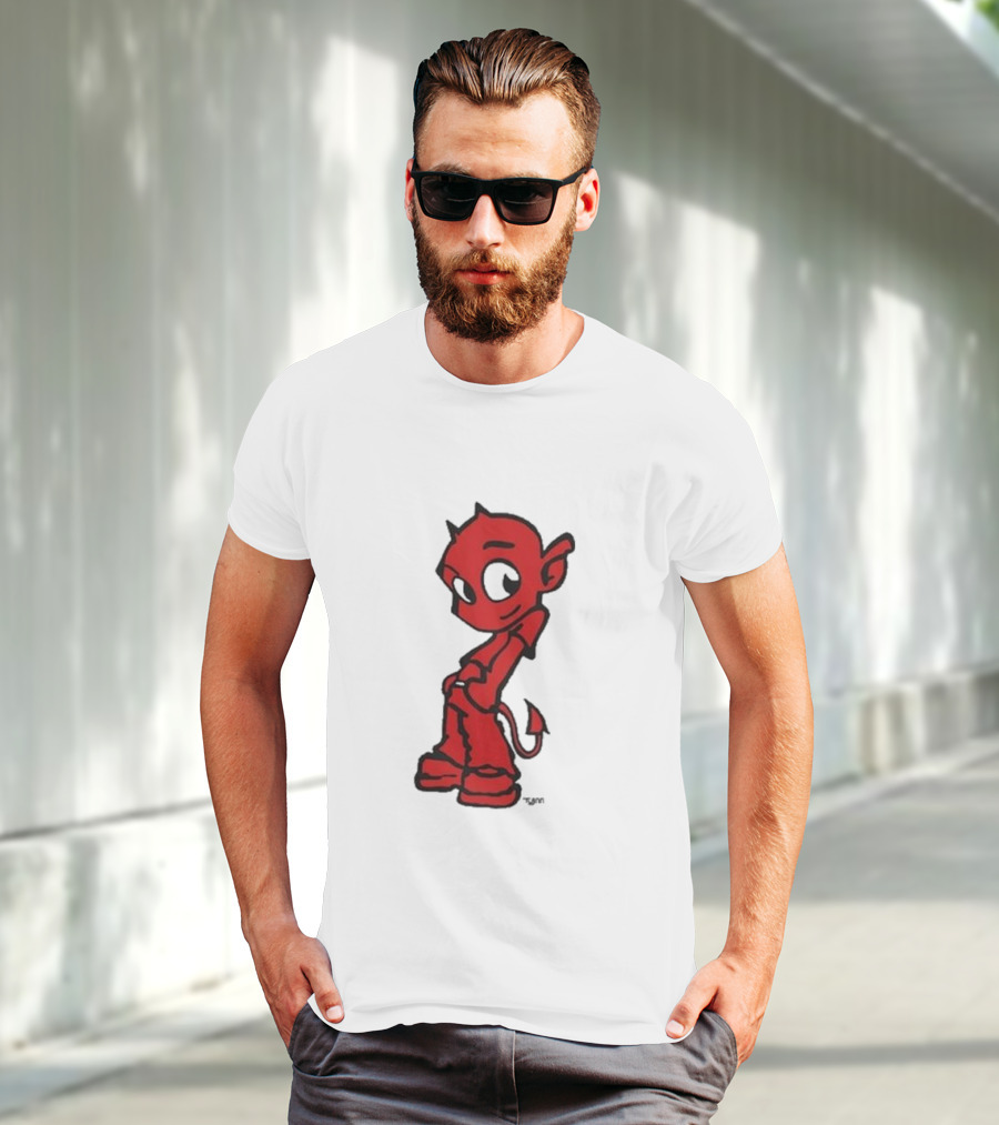 Toro Y Moi Tym Devil Red Cartoon Character T-Shirt