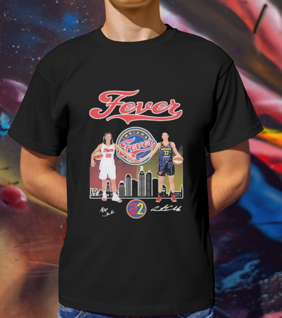 Indiana Fever Legends 22 Stephanie White Caitlin Clark T-Shirt