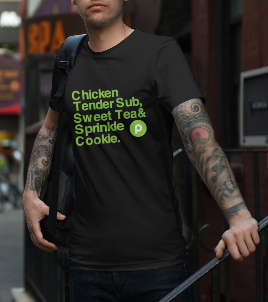 Chicken Tender Sub Sweet Tea Sprinkle Cookie Publix T-Shirt