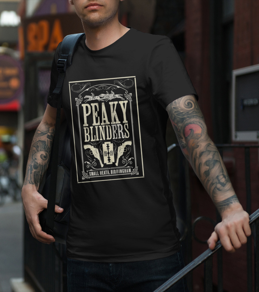 Peaky Blinders 1919 Small Heath Birmingham T-Shirt