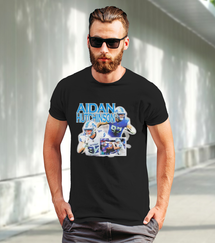 Aidan Hutchinson Detroit Football Highlights T-Shirt