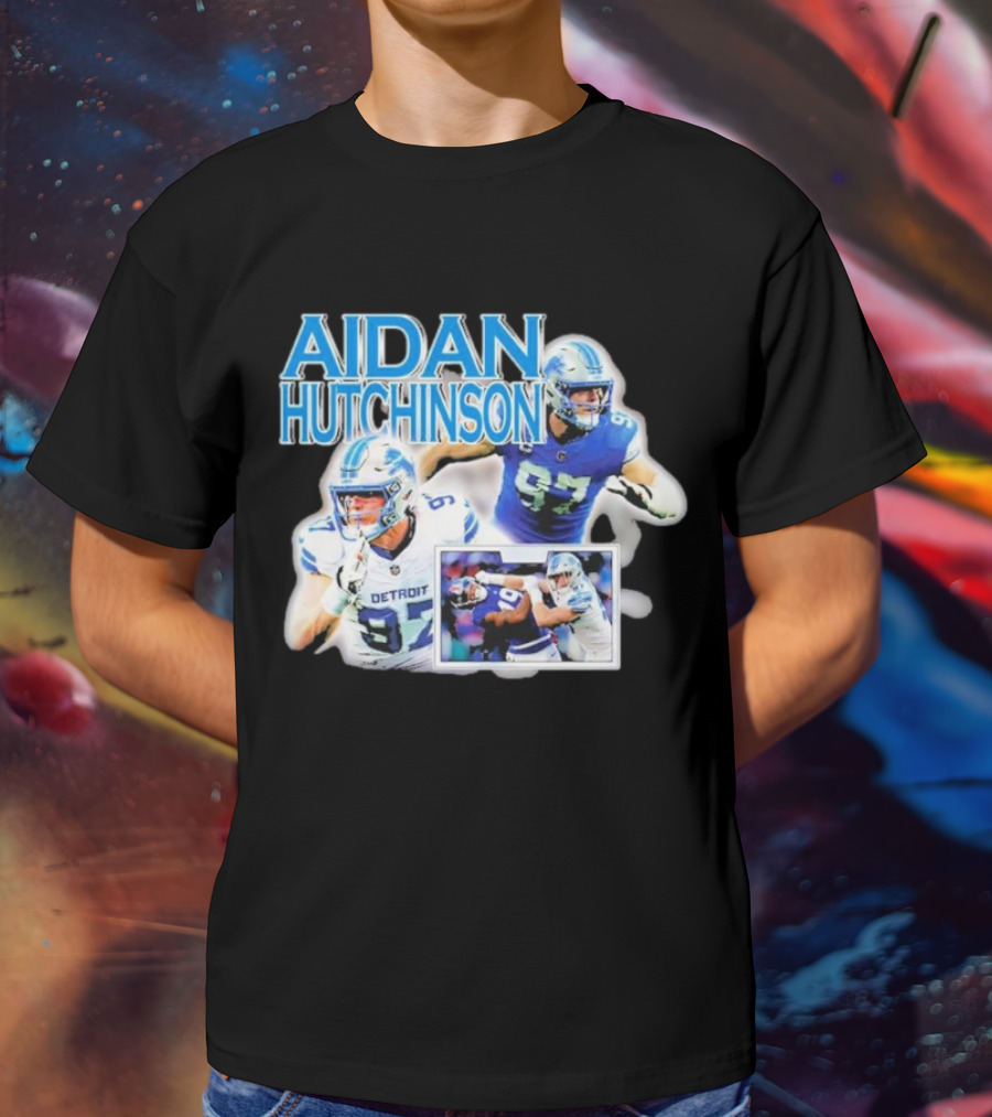 Aidan Hutchinson Detroit Football Highlights T-Shirt