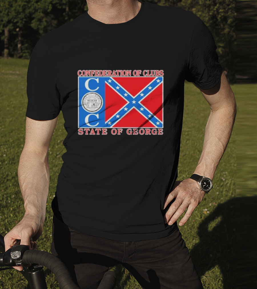 The Good Liars Confederation Of Clubs COC State Of Georgia Flag T-Shirt