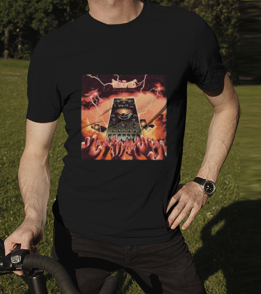 The Hellacopters Overdriver Lightning Hands Amplifier T-Shirt