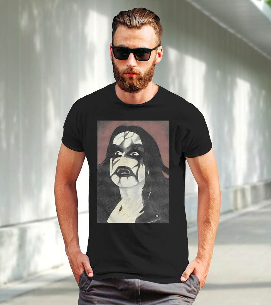 Vi Sonus Veris Nigrae Malitiaes Abruptum It Painting Black Metal Corpse Paint T-Shirt