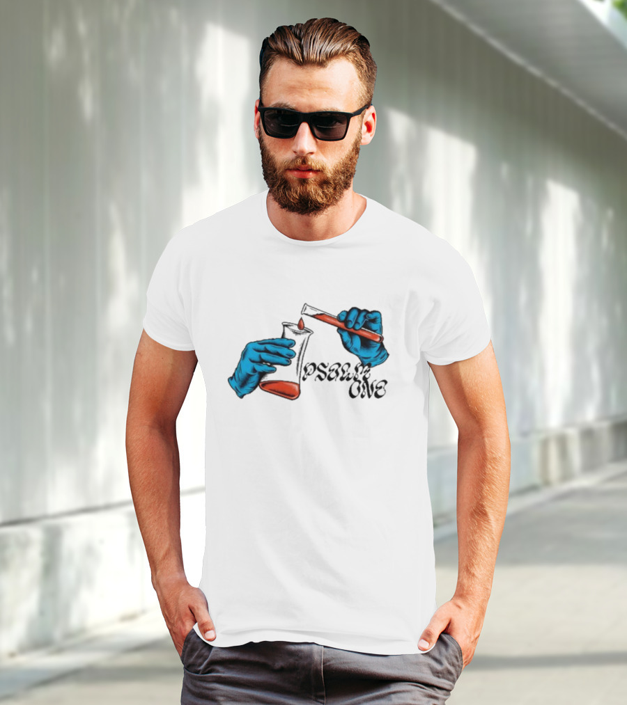 Psalm One Science Of Psalm Beaker And Test Tube T-Shirt