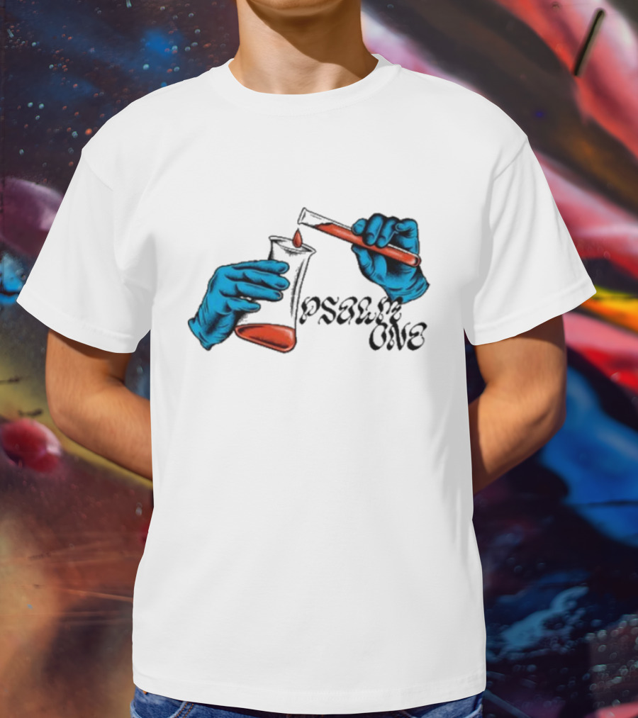 Psalm One Science Of Psalm Beaker And Test Tube T-Shirt
