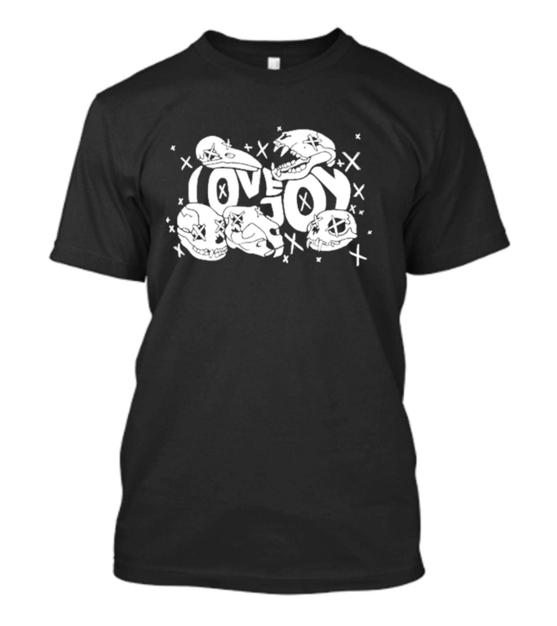 Lovejoy X X Skull Art With Crossed Out Eyes T-Shirt