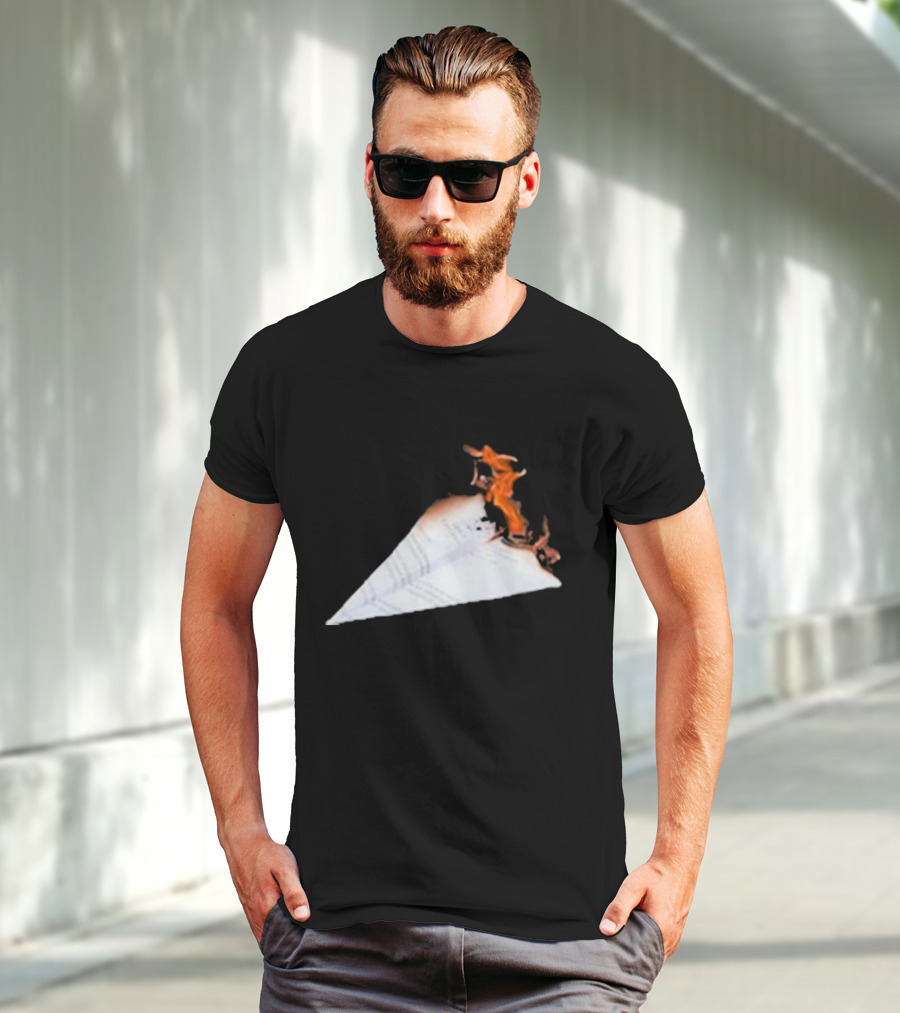 Lovejoyonline Lovejoy Nuisance Burning Paper Plane T-Shirt