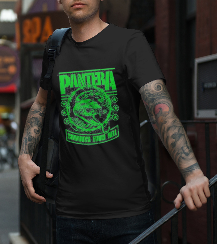Pantera Snake Cowboys From Hell T-Shirt