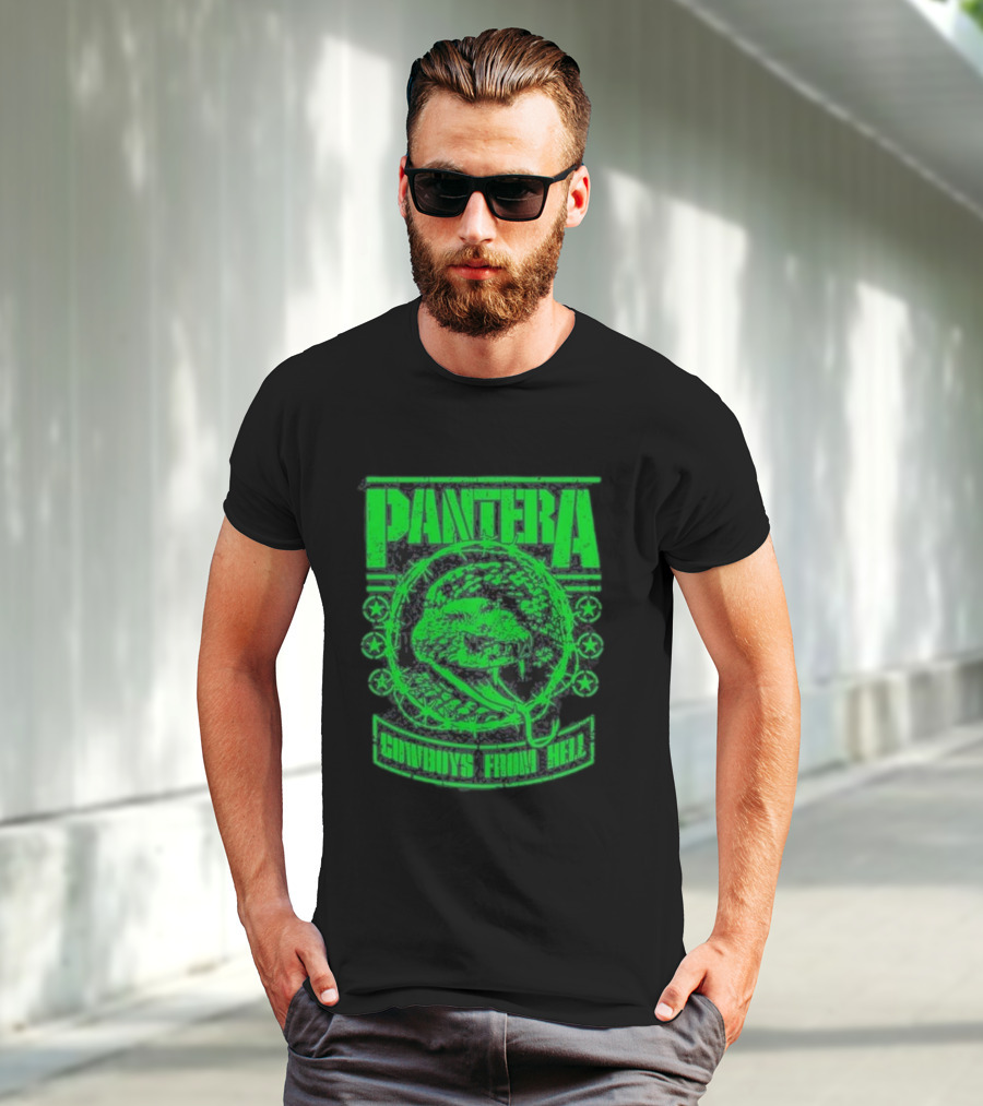 Pantera Snake Cowboys From Hell T-Shirt