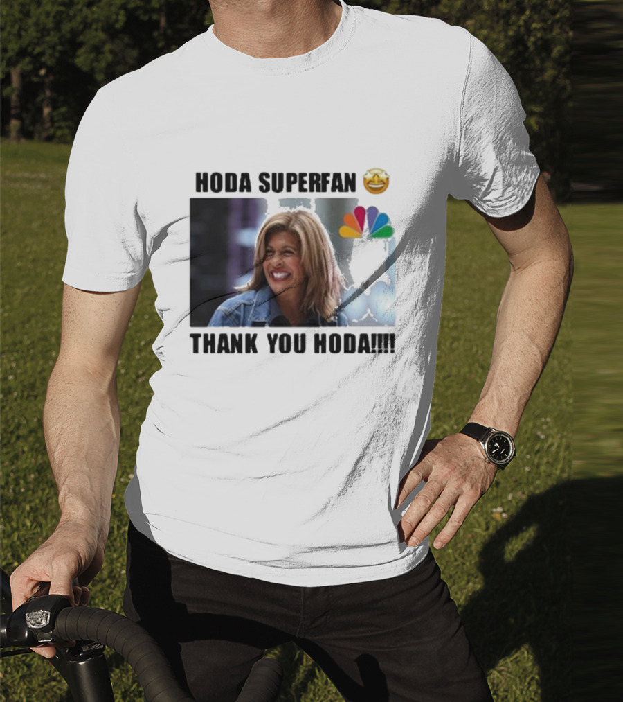Hoda Superfan Thank You Hoda NBC Smiley Face T-Shirt