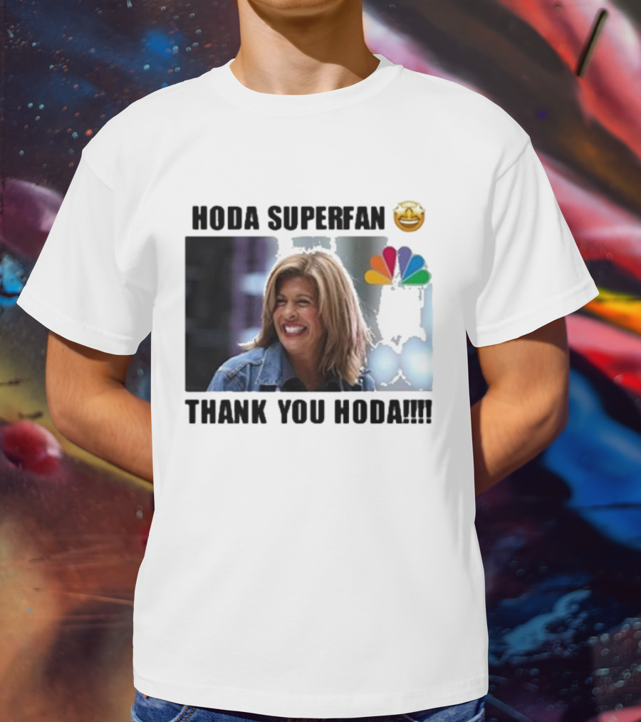 Hoda Superfan Thank You Hoda NBC Smiley Face T-Shirt