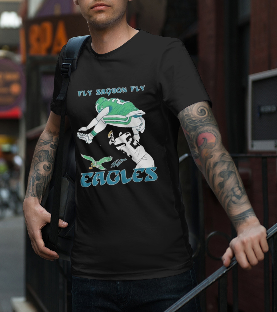 Fly Saquon Fly Eagles Philadelphia T-Shirt