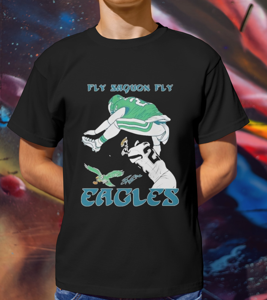 Fly Saquon Fly Eagles Philadelphia T-Shirt