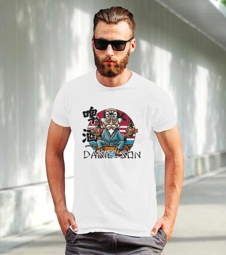 Mashtag Brady Daniel Son Parody Character Martial Arts Elder With Bottles T-Shirt