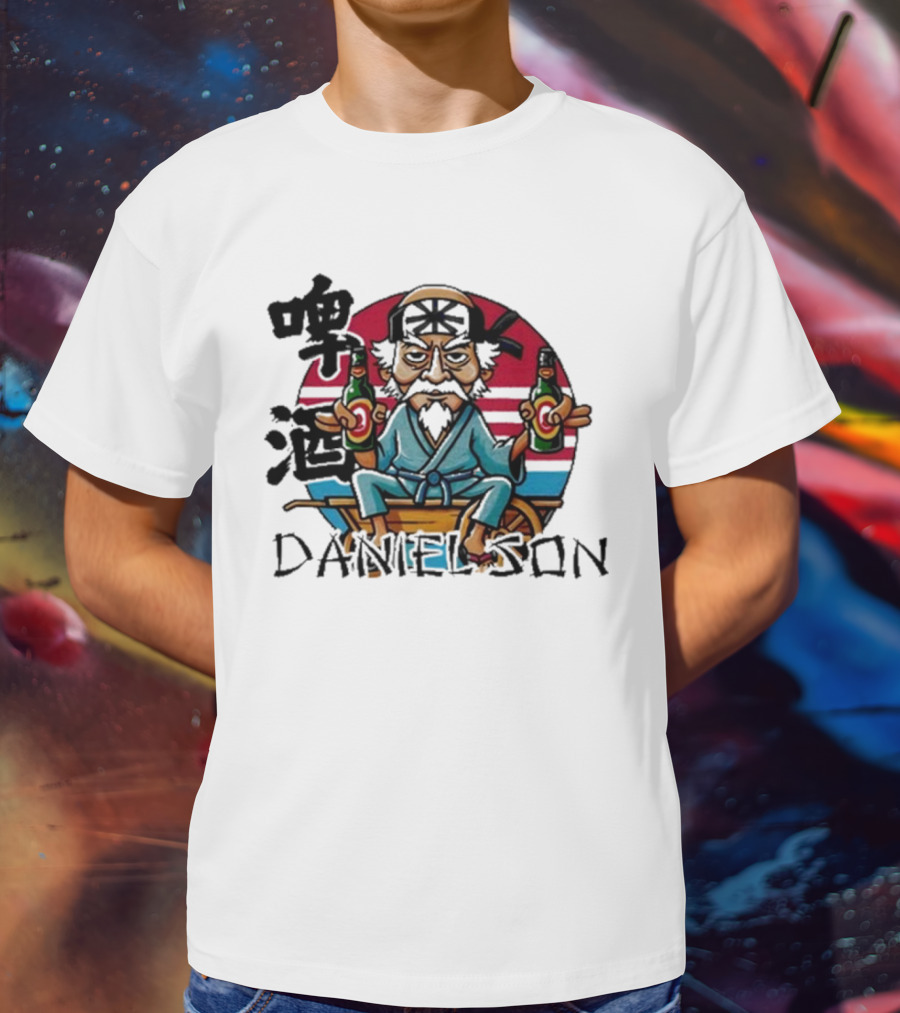 Mashtag Brady Daniel Son Parody Character Martial Arts Elder With Bottles T-Shirt