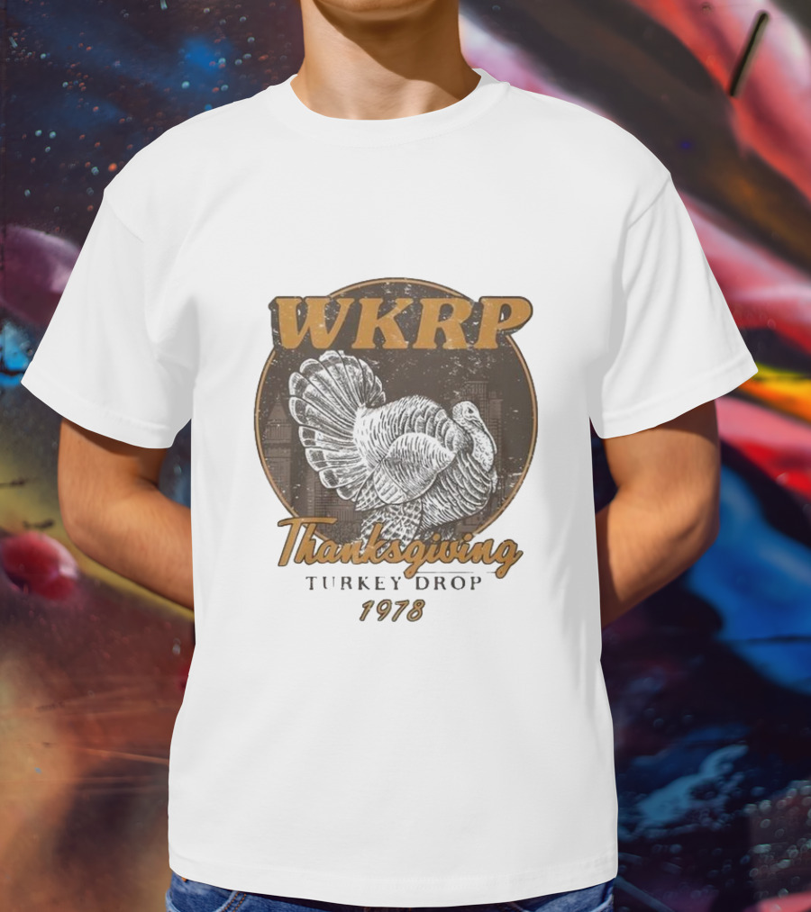 WKRP Thanksgiving Turkey Drop 1978 T-Shirt