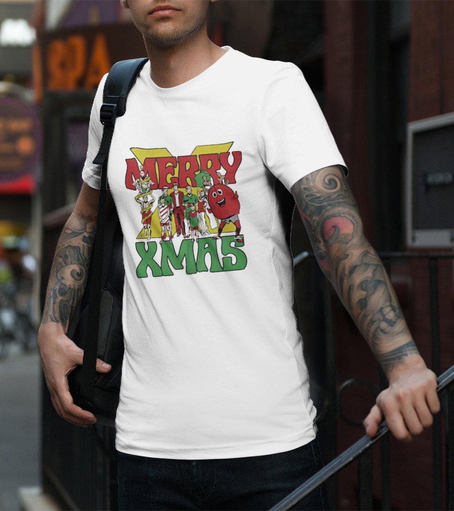 Merry Xmas X-Footy Christmas T-Shirt